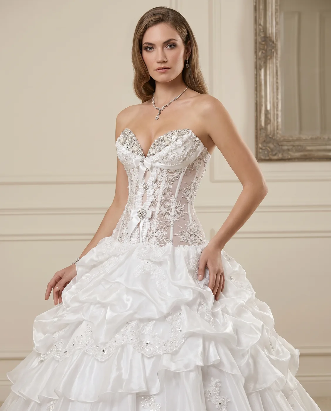 Crystal Corset Ballgown