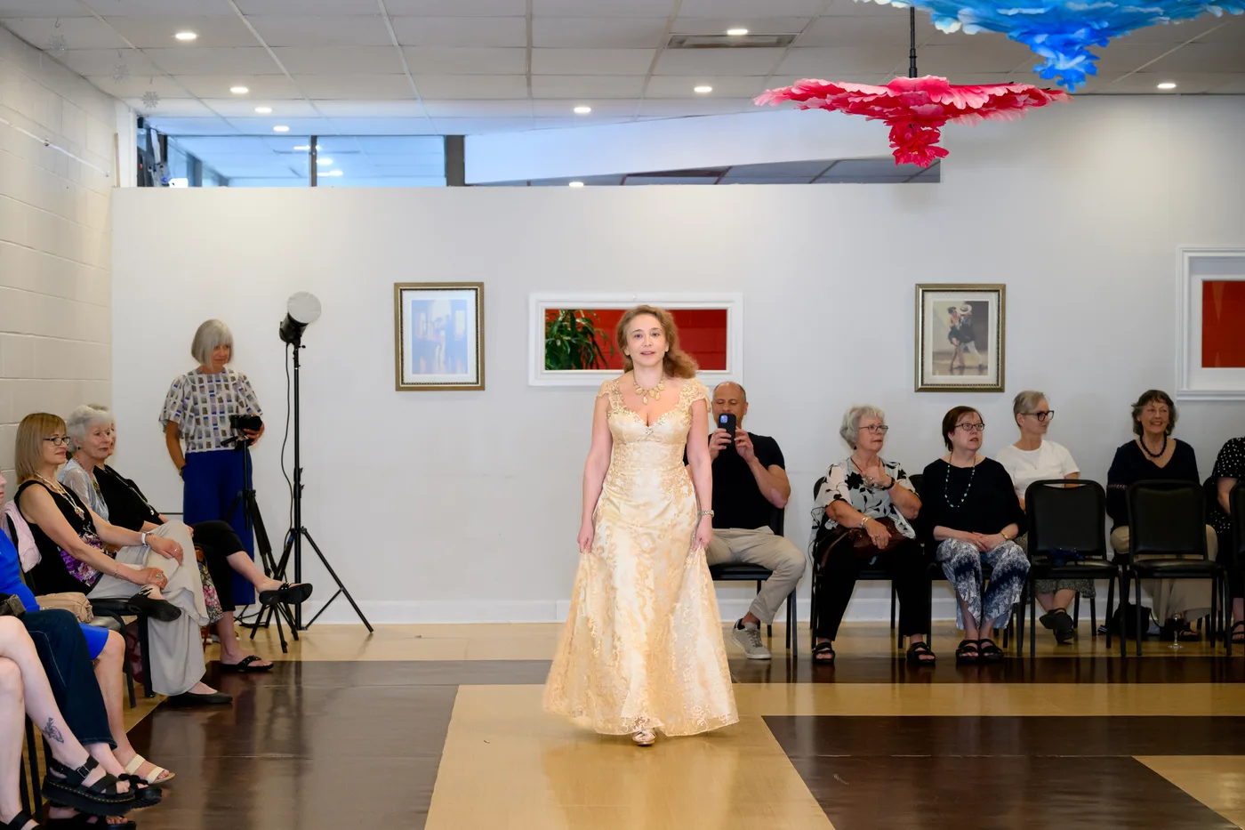 Gilded Champagne Gown — view 4