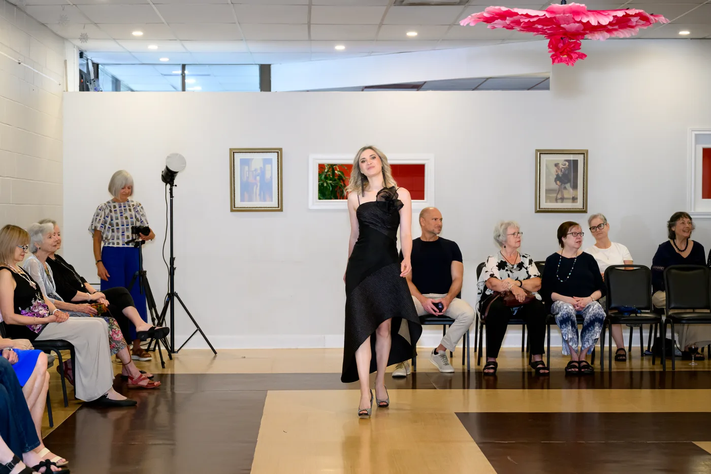 Onyx Cascade Gown — view 2