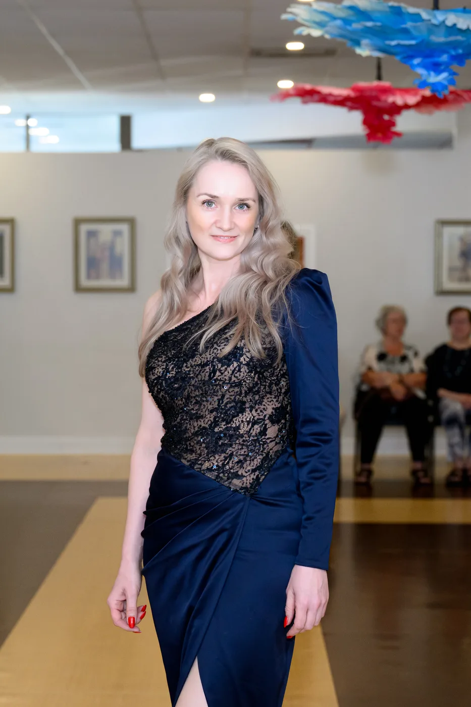 Sapphire Nocturne Gown