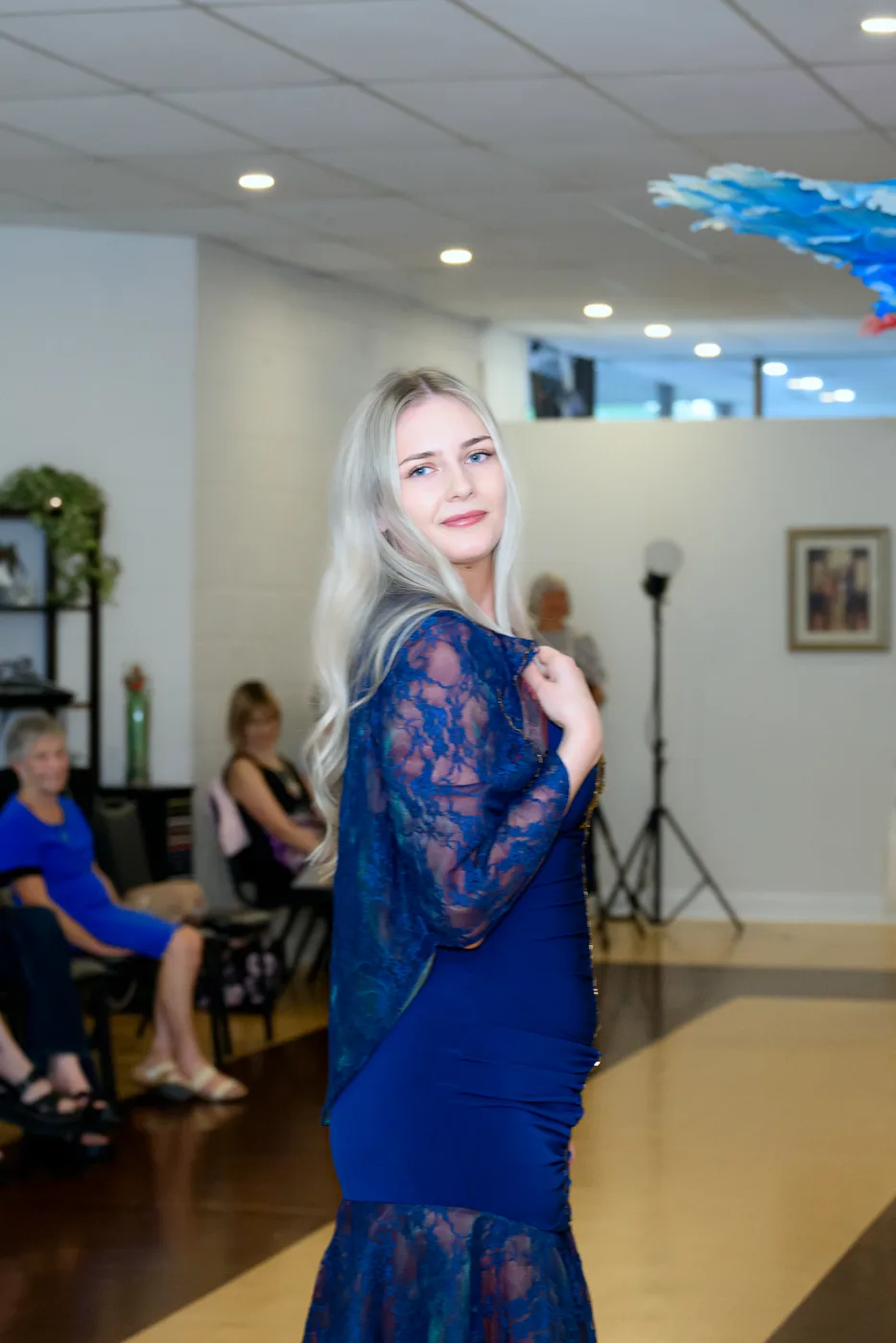 Lapis Gilded Gown — view 5